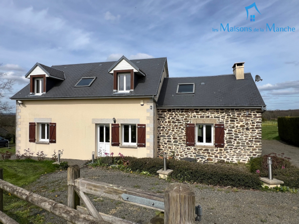 Jolie maison 6 pièces avec 2500m2 terrain au calme et vue panoramique