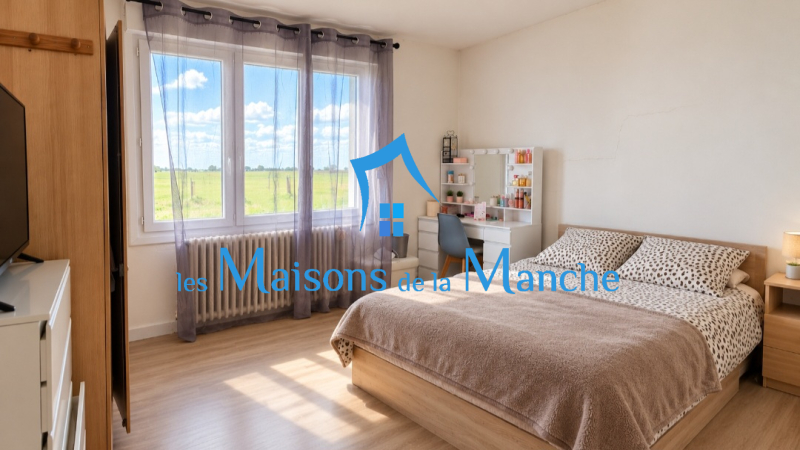 Maison familiale de 5 chambres sur sous-sol complet, à proximité de Pontorson et du Mont-Saint-Michel.