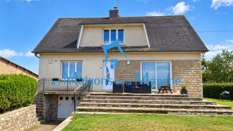 Maison familiale de 5 chambres sur sous-sol complet, à proximité de Pontorson et du Mont-Saint-Michel.