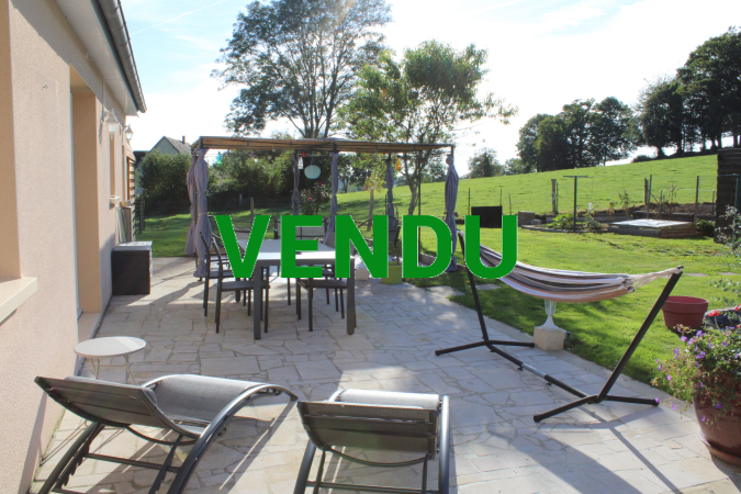 Pavillon de 91 m², très agréable, vue sur la campagne